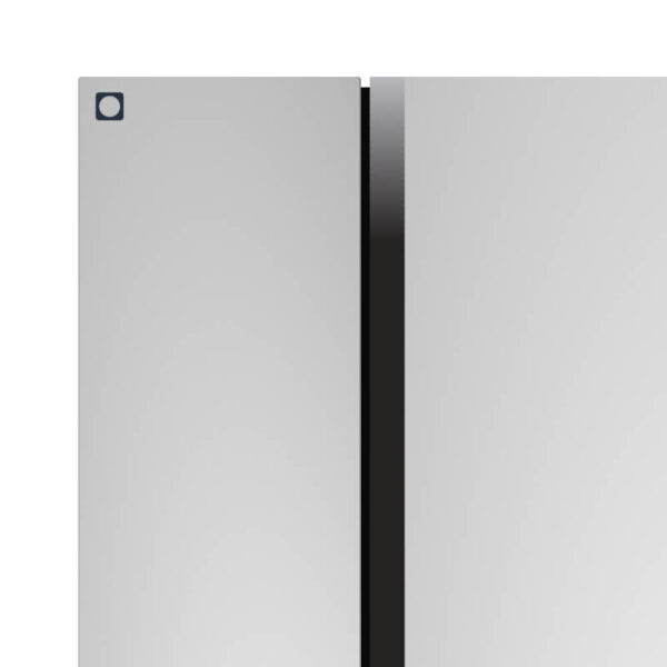 36" Side-by-Side Refrigerator and Freezer with 25 Cubic Ft. Total Capacity, Black — изображение 3