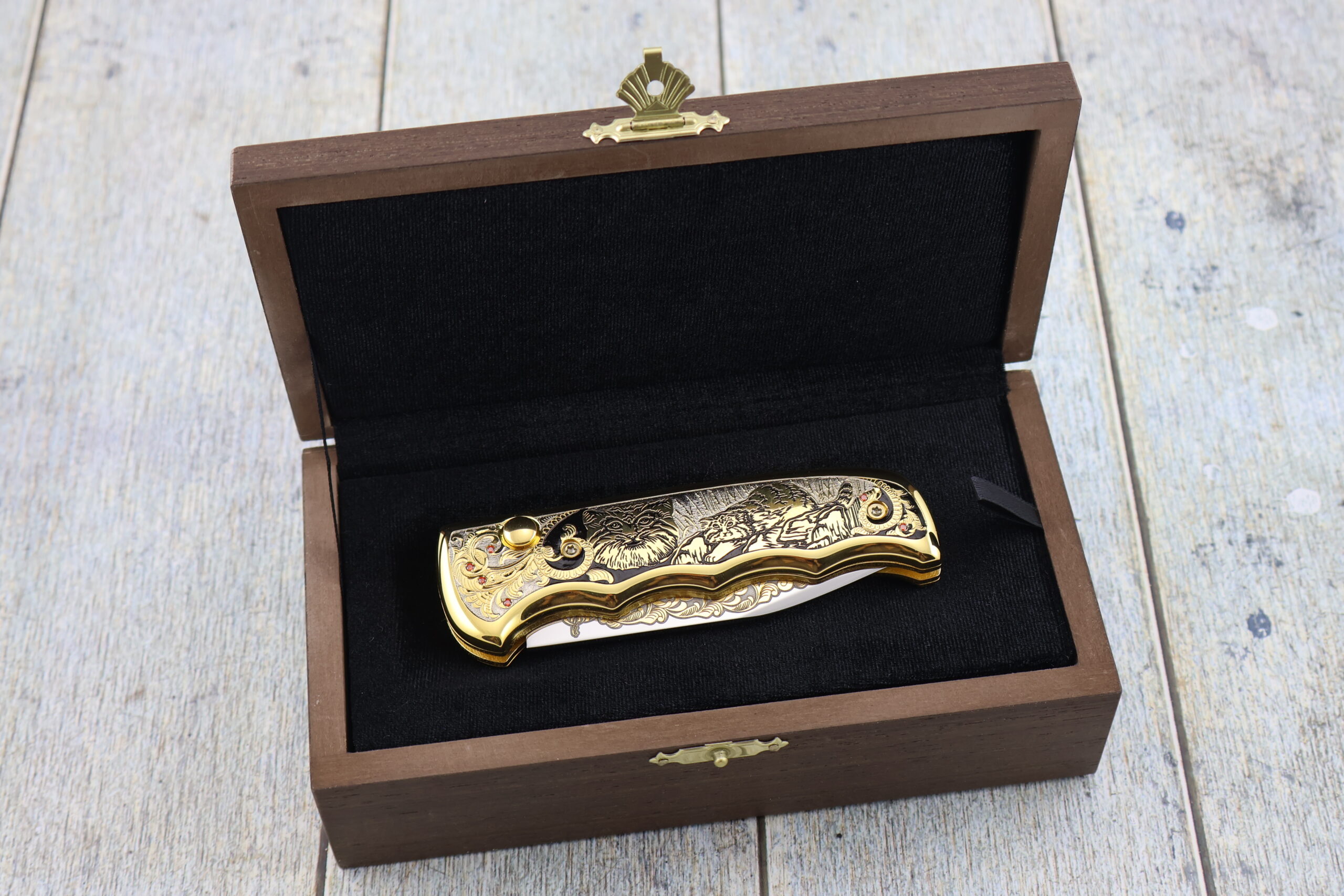 Нож складной автоматический НС 7 "Манул"