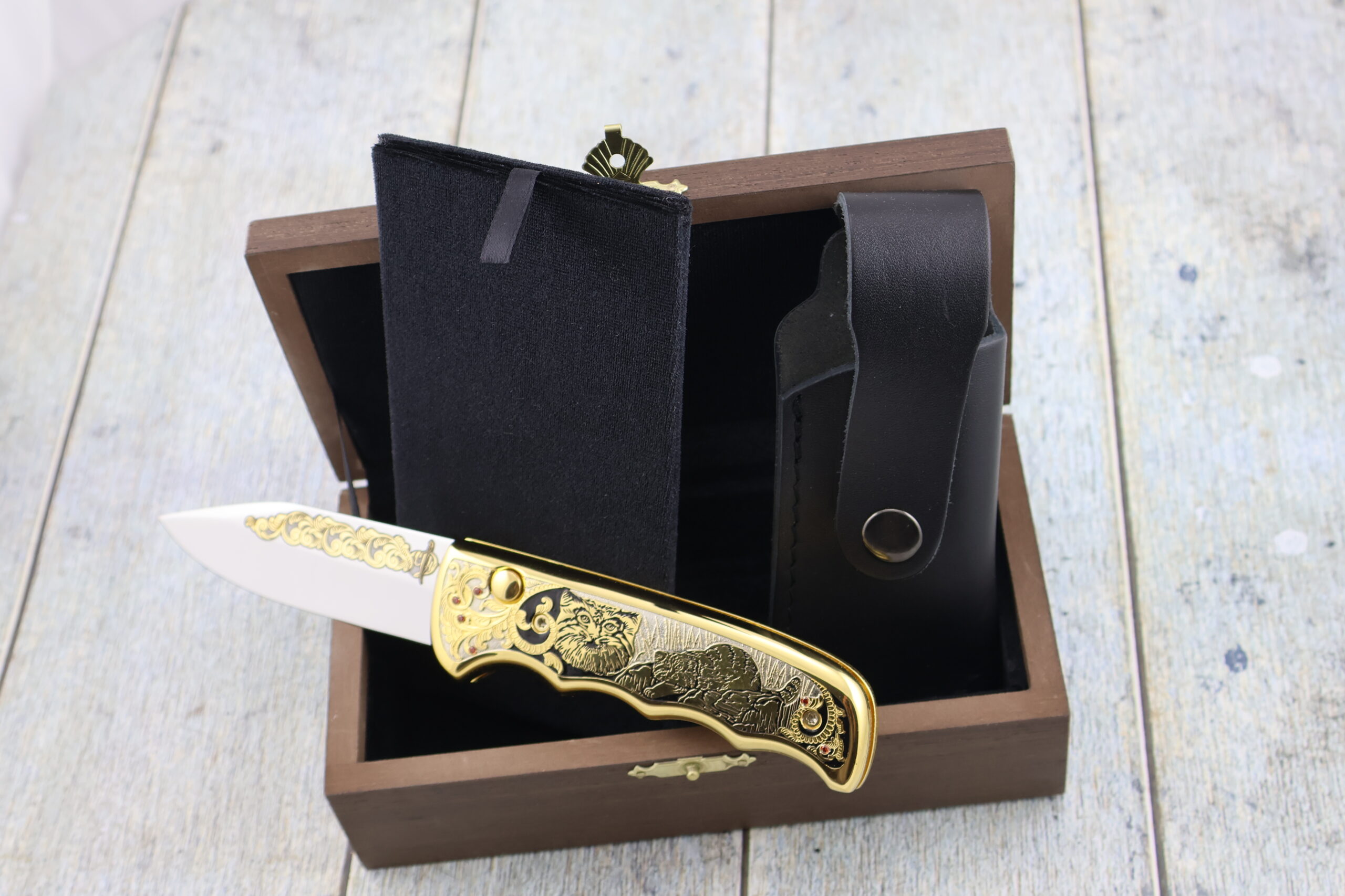 Нож складной автоматический НС 7 "Манул"