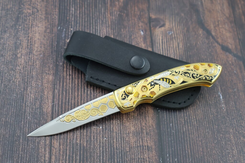 Нож складной автоматический НС 5 "Пчелка"