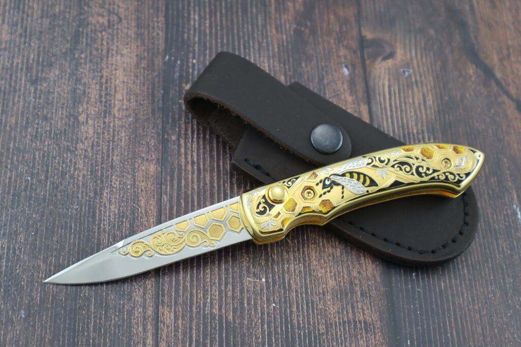 Нож складной автоматический НС 5 "Пчелка"